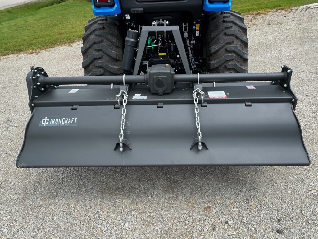 72-inch 3-point tiller rental for garden prep and food plots in Wisconsin